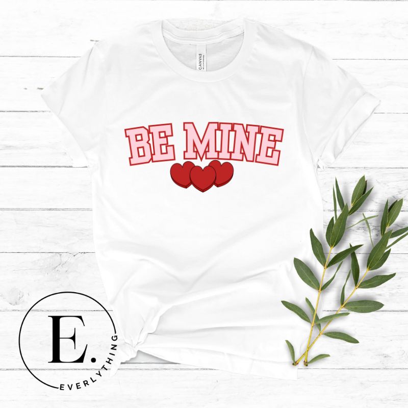 Make your Valentine's Day celebrations even more special with our PNG sublimation digital download! You can create unique and personalized shirts featuring the charming phrase "Be Mine" in a trendy and eye-catching design. Example on Be Mine PNG sublimation on a white shirt. 