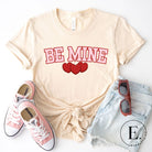 Make your Valentine's Day celebrations even more special with our PNG sublimation digital download! You can create unique and personalized shirts featuring the charming phrase "Be Mine" in a trendy and eye-catching design. Example on Be Mine PNG sublimation on a soft cream shirt. 