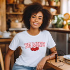 Make your Valentine's Day celebrations even more special with our PNG sublimation digital download! You can create unique and personalized shirts featuring the charming phrase "Be Mine" in a trendy and eye-catching design. Example on Be Mine PNG sublimation on a white shirt. 