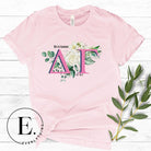 Display your Delta Gamma pride with our downloadable PNG Sublimation t-shirt design! Featuring the sorority letters and the exquisite cream-colored rose on a pink shirt