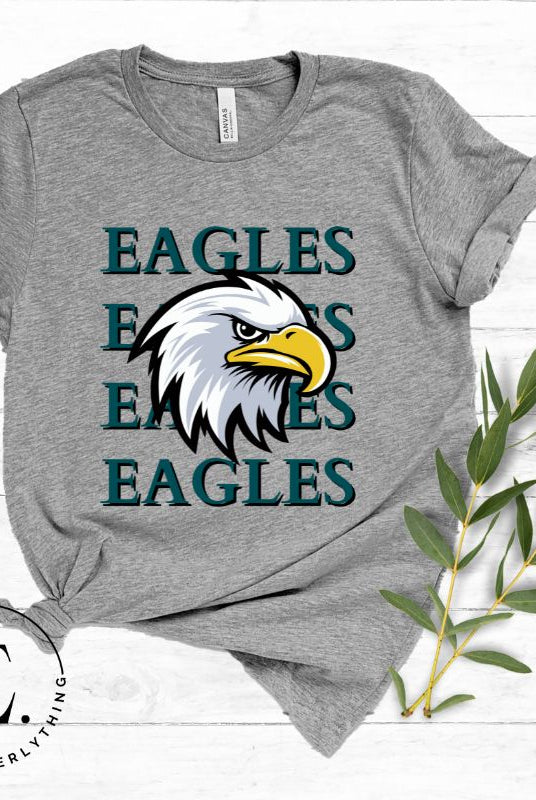 Get ready to soar high with our Bella Canvas 3001 unisex graphic t-shirt! Show your love for the Philadelphia Eagles NFL football team with our "Eagles Eagles Eagles Eagles" tee featuring a majestic American Eagle illustration on a grey shirtl.