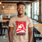Introducing our England Rugby Graphic T-Shirt – the ultimate expression of style, passion, and support for the English rugby team on this sand shirt.