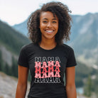 Black Mama Mama Mama Mama Pink Cheetah Print Graphic Tee - Mama Shirts, Mom Shirts | Graphic Tees, Black Graphic Tees