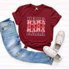 Cranberry Mama Mama Mama Mama Pink Cheetah Print Graphic Tee - Mama Shirts, Mom Shirts | Graphic Tees, Cranberry Graphic Tees