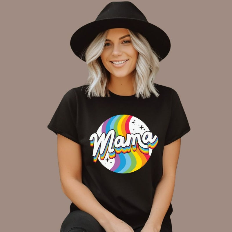 Black Mama Pride Graphic Tee - Mama Shirts, Mom Shirts | Pride Graphic Tees