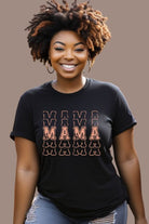 "Mama" Sports Lettering Graphic Tee - Black Graphic Tee for Moms | Mama Shirts, Mom Shirts