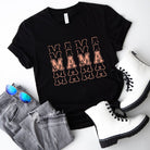 "Mama" Sports Lettering Graphic Tee - Black Graphic Tee for Moms | Mama Shirts, Mom Shirts