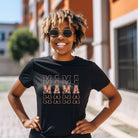 "Mama" Sports Lettering Graphic Tee - Black Graphic Tee for Moms | Mama Shirts, Mom Shirts