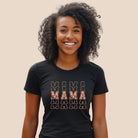"Mama" Sports Lettering Graphic Tee - Black Graphic Tee for Moms | Mama Shirts, Mom Shirts