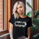 "Mama" Graphic Tee with Succulent Plants - Black Graphic Tee for Moms | Mama Shirts, Mom Shirts