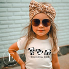 Roll into cuteness with our kids' shirt! Featuring an adorable rolling panda bear with the saying 'This Is How I Roll,' on a heather dust colored shirt. 