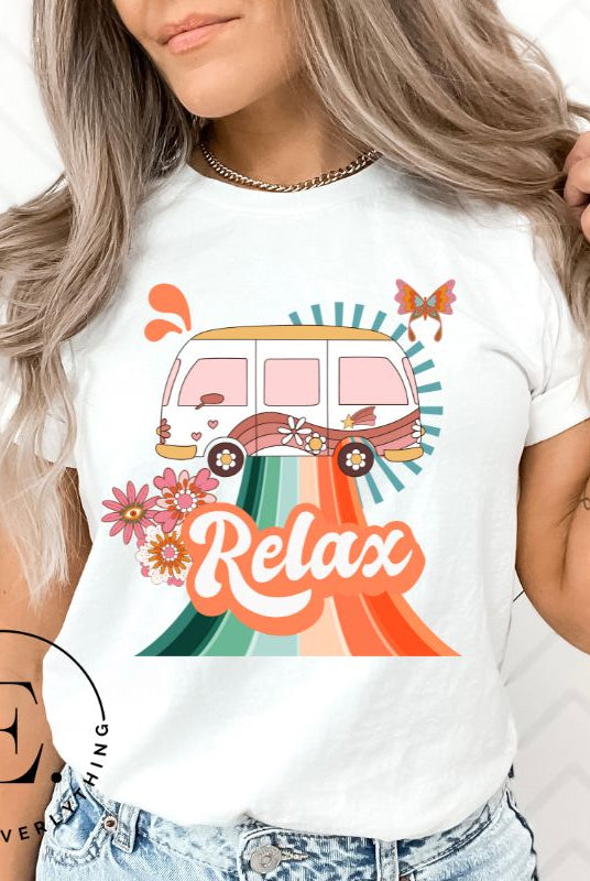 Add a touch of retro charm to your wardrobe with our pastel retro van shirt. Featuring a delightful vintage van design in soft pastel colors, this shirt exudes a whimsical and nostalgic vibe on a white shirt. 