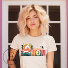 ﻿Bump, set, spike, and show your support with our Volleyball MOM shirt sublimation download. This PNG file is ideal for sublimation printing, featuring a stylish design that celebrates the pride of being a volleyball mom. PNG on a soft cream shirt. 