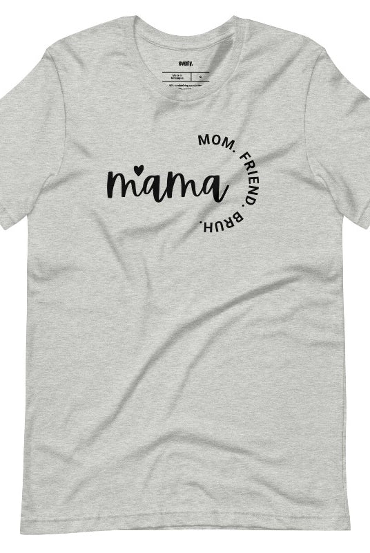 Grey Mama Mom Friend Bruh Graphic Tee - Mama Shirts, Mom Shirts | Graphic Tees, Grey Graphic Tees