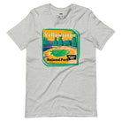 Yellowstone National Park Graphic on a grey shirt.