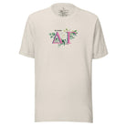 Display your Delta Gamma pride with our sorority t-shirt design! Featuring the sorority letters and the exquisite cream rose on a heather dust shirt. 