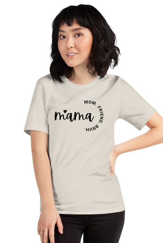 Cream Mama Mom Friend Bruh Graphic Tee - Mama Shirts, Mom Shirts | Graphic Tees, Cream Graphic Tees