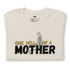 "One Hell of a Mother" Graphic Tee - The Ultimate Mama Shirt for Stylish Moms on a cream graphic tees. 