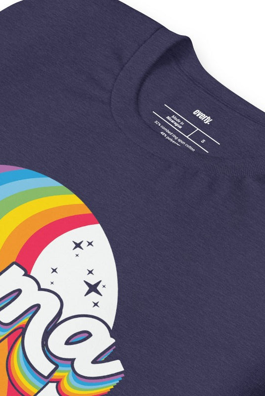 Navy Mama Pride Graphic Tee - Mama Shirts, Mom Shirts | Pride Graphic Tees