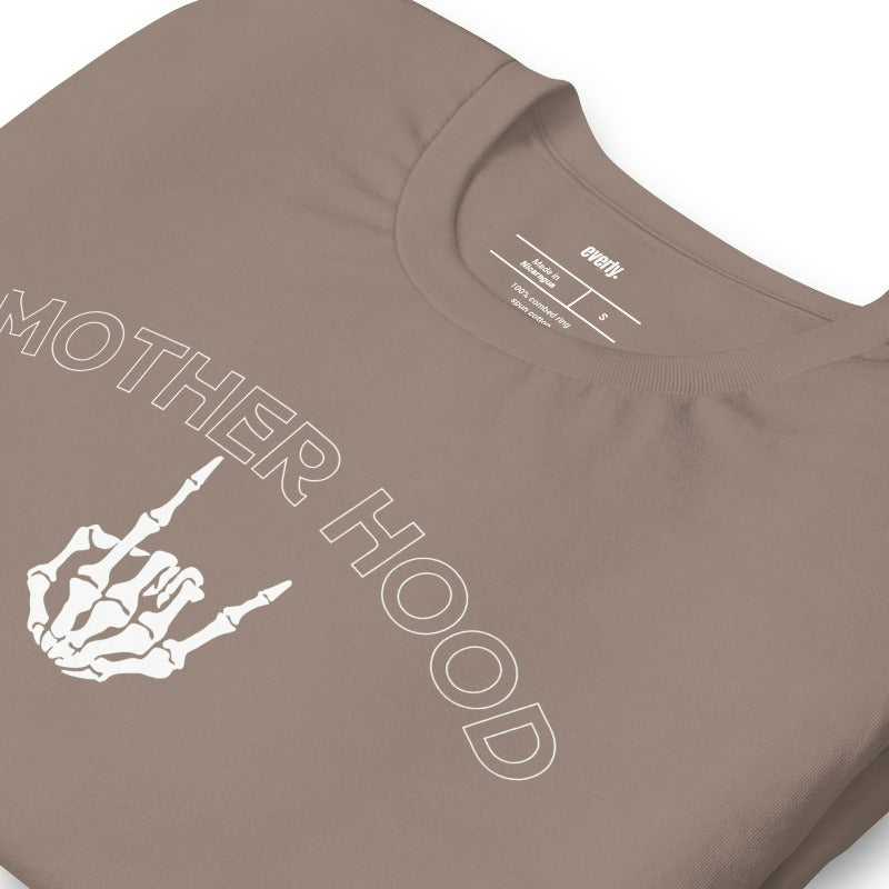 "Mother Hood" Graphic Tee - Stone Graphic Tee for Moms Who Rock | Mama Shirts, Mom Shirts