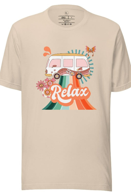 Add a touch of retro charm to your wardrobe with our pastel retro van shirt. Featuring a delightful vintage van design in soft pastel colors, this shirt exudes a whimsical and nostalgic vibe on a soft cream shirt. 
